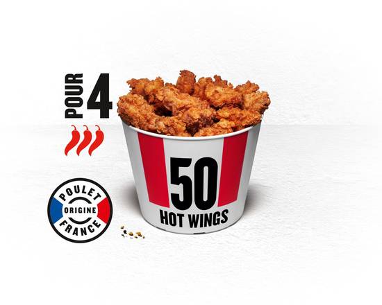 BUCKET 50 HOT WINGS®