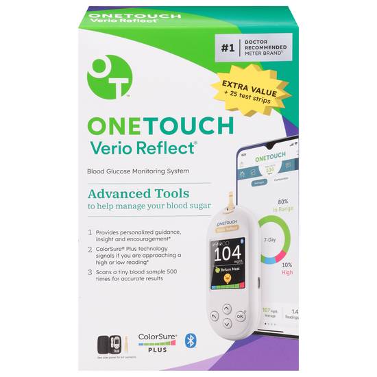 Onetouch Verio Reflect Blood Glucose Monitoring System