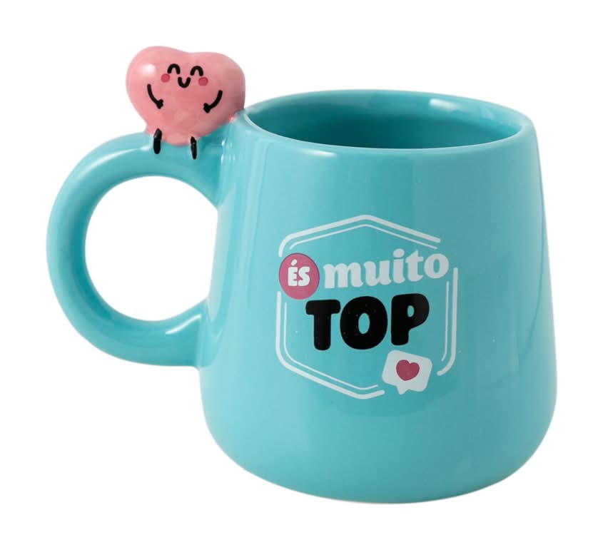 Caneca Coração - És Muito Top