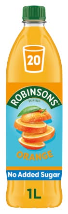 Robinsons Orange, No Added Sugar Squash Juice (1L)