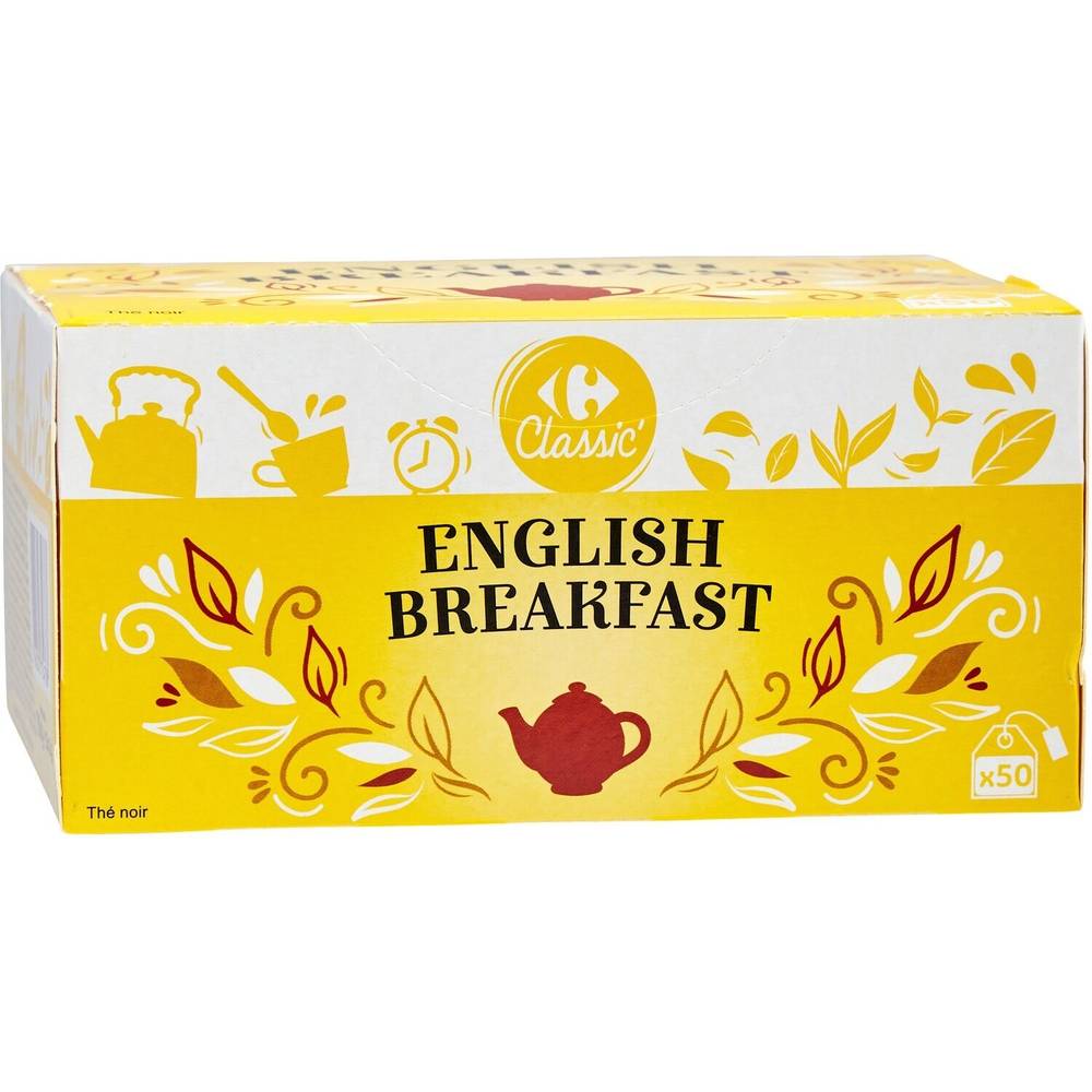 Carrefour Classic' - Thé noir english breakfast (100 g)