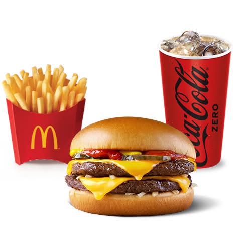 McTrío Hamb Dbl con Queso
