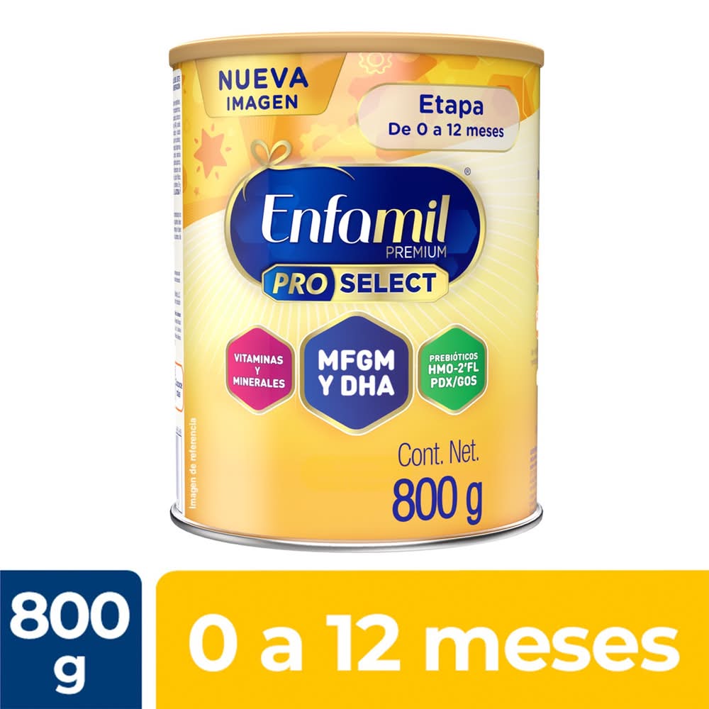 Enfamil · Premium pro select fórmula infantil en polvo, 0-12 meses (800 g)