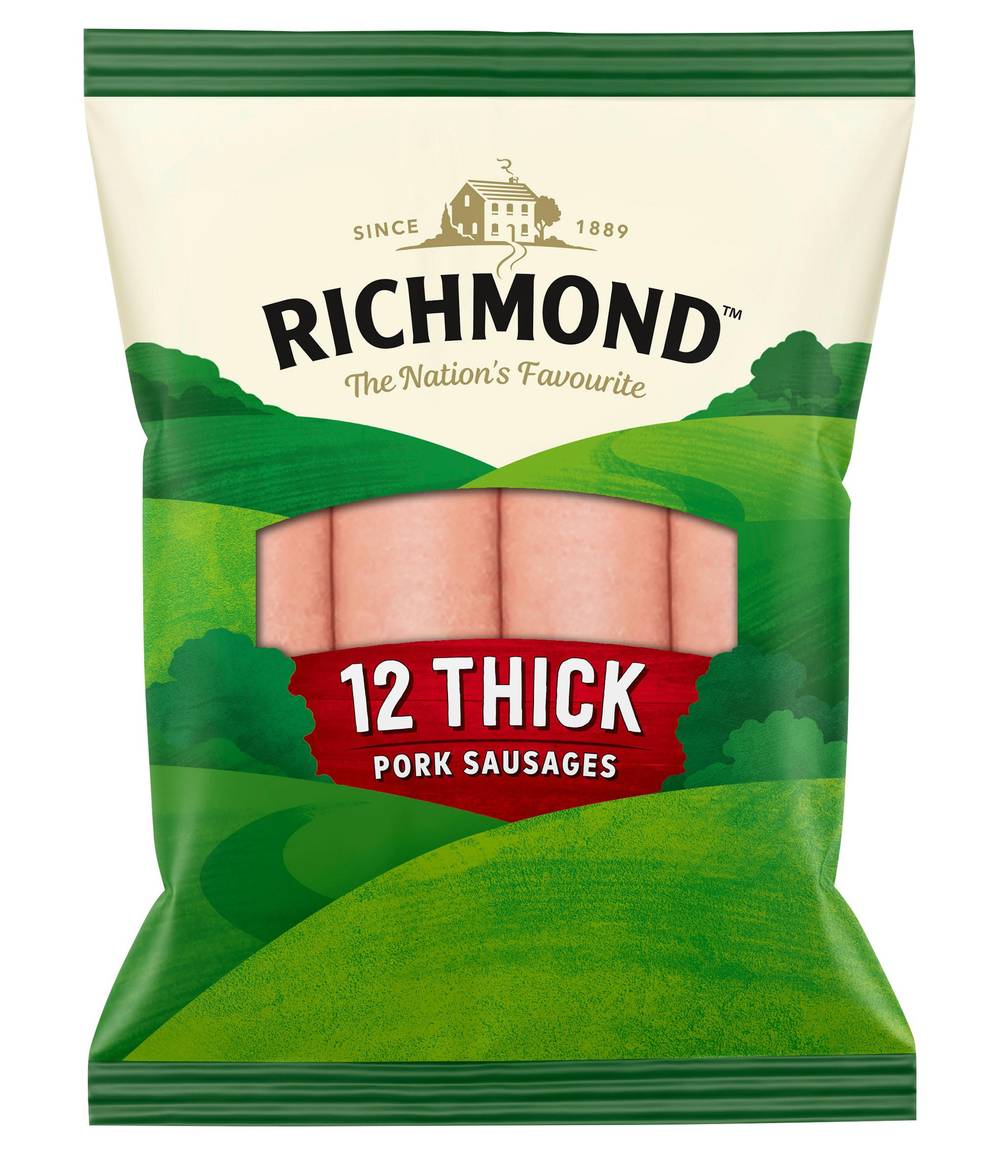 Richmond Thick Pork Sausages (12 pack)