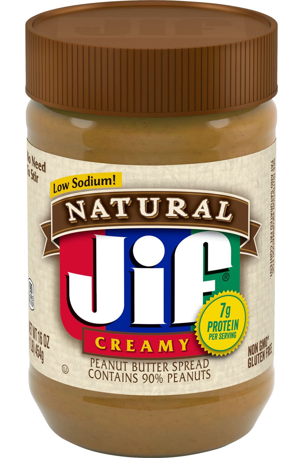 Jif Natural Creamy Peanut Butter (16 oz)