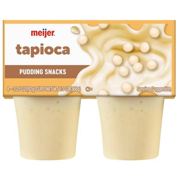 Meijer Tapioca Pudding Snacks (4 ct)