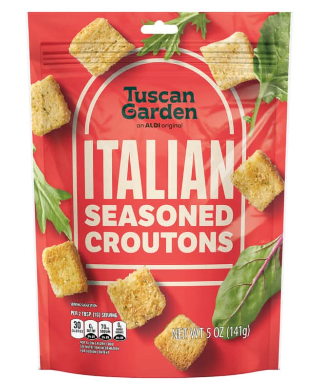 Tuscan Garden Premium Croutons, Italian Seasoned (5 oz)