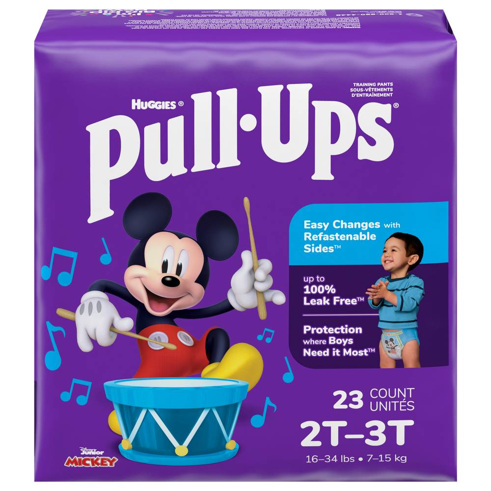 Pull-Ups Mickey Pants, 2T-3T (23 ct)