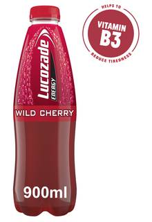 Lucozade Energy Drink Wild Cherry 900ml