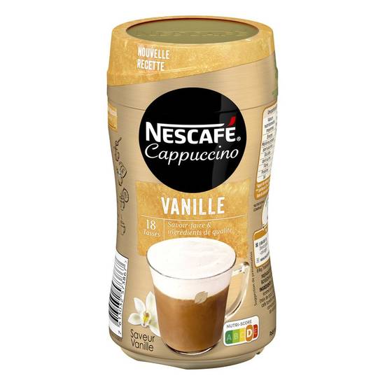 Café cappuccino vanille soluble Nescafe 310g