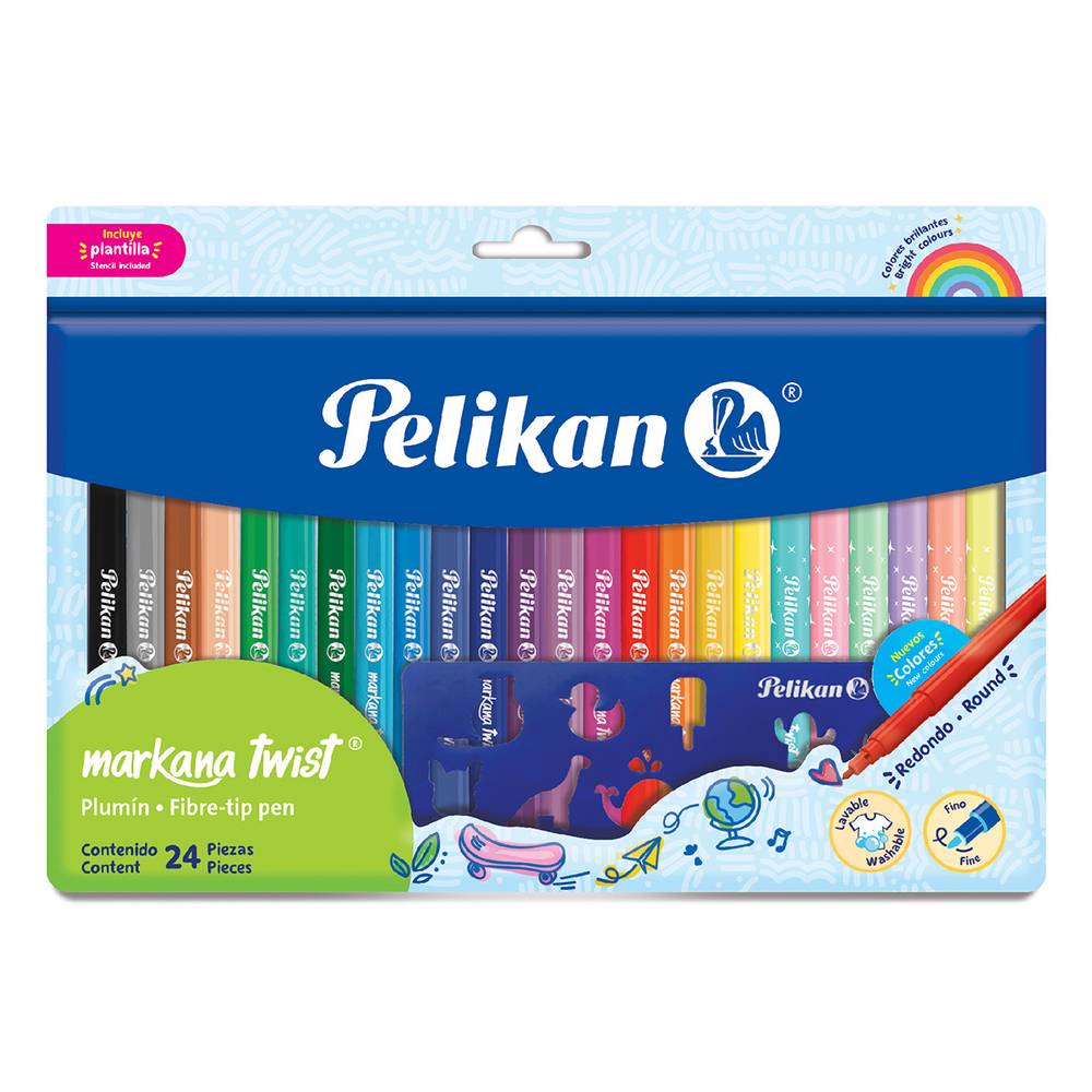 Pelikan plumones markana twist (24 un)