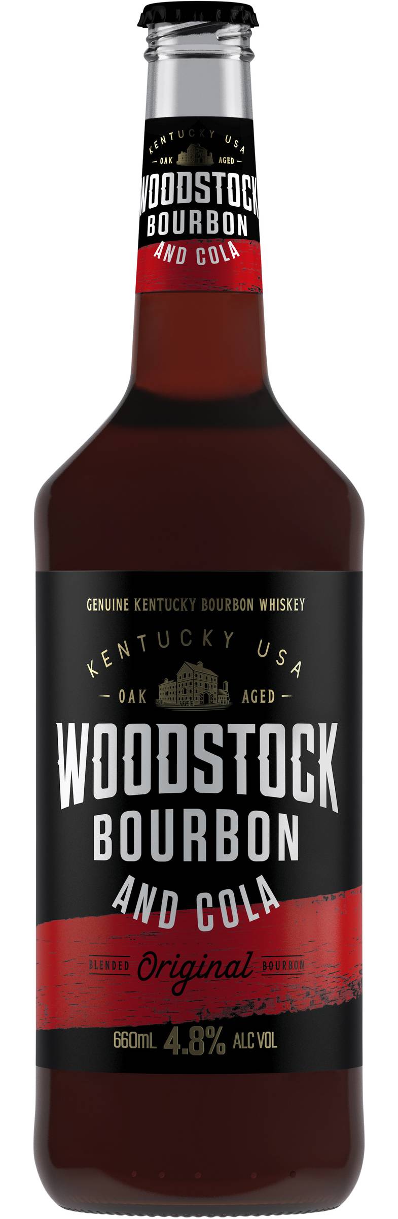 Woodstock Bourbon & Cola Bottle 660ml