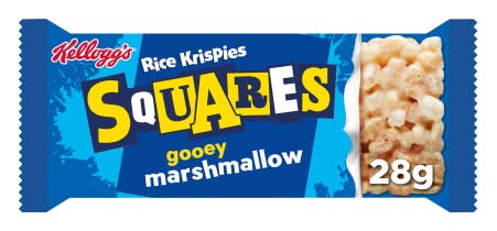 Rice Krispies Marshmallow, Squares Cereal Bars (28g)