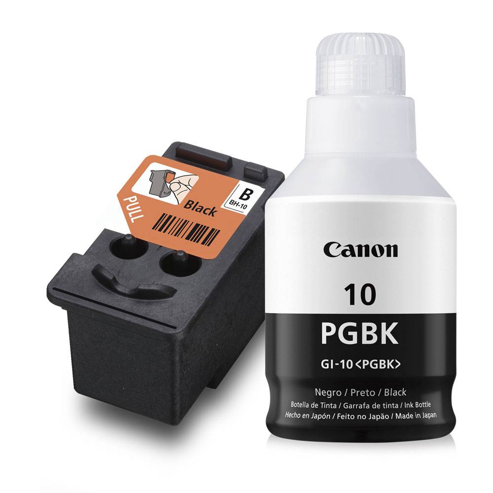 Canon Combo Cabezal Negro + Botella Tinta Negra (BH-10 + GI-10BK )