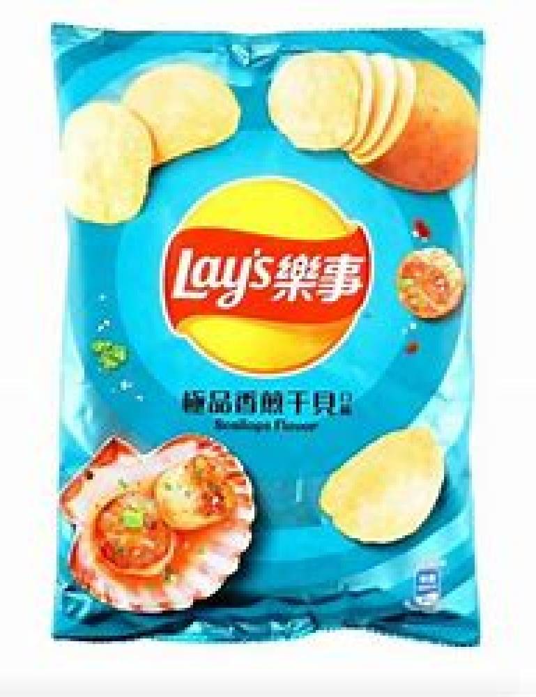 Lay's Limited Edition Scallop Chips With White Cream Sauce (40 g)