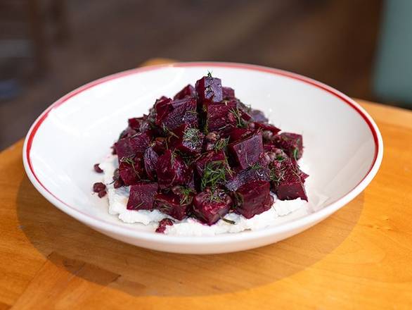 Large Roasted Beets & Ricotta Salad