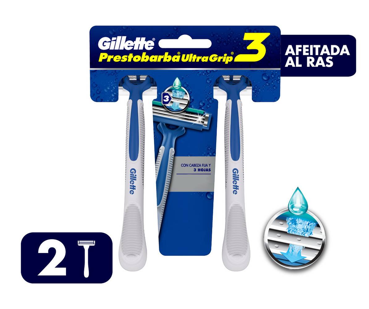 Gillette · Prestobarba máquina de afeitar desechable (2 un)