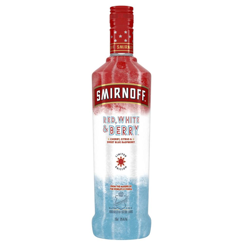 Smirnoff Red White & Berry Vodka (750 ml)