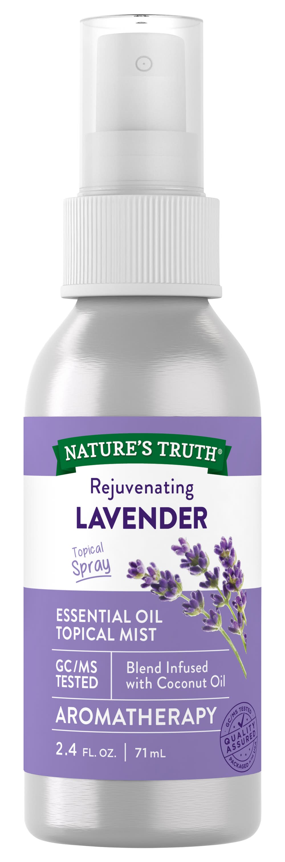 Nature's Truth Lavender Aromatherapy Topical Mist Essential Oil Blend (71 ml)