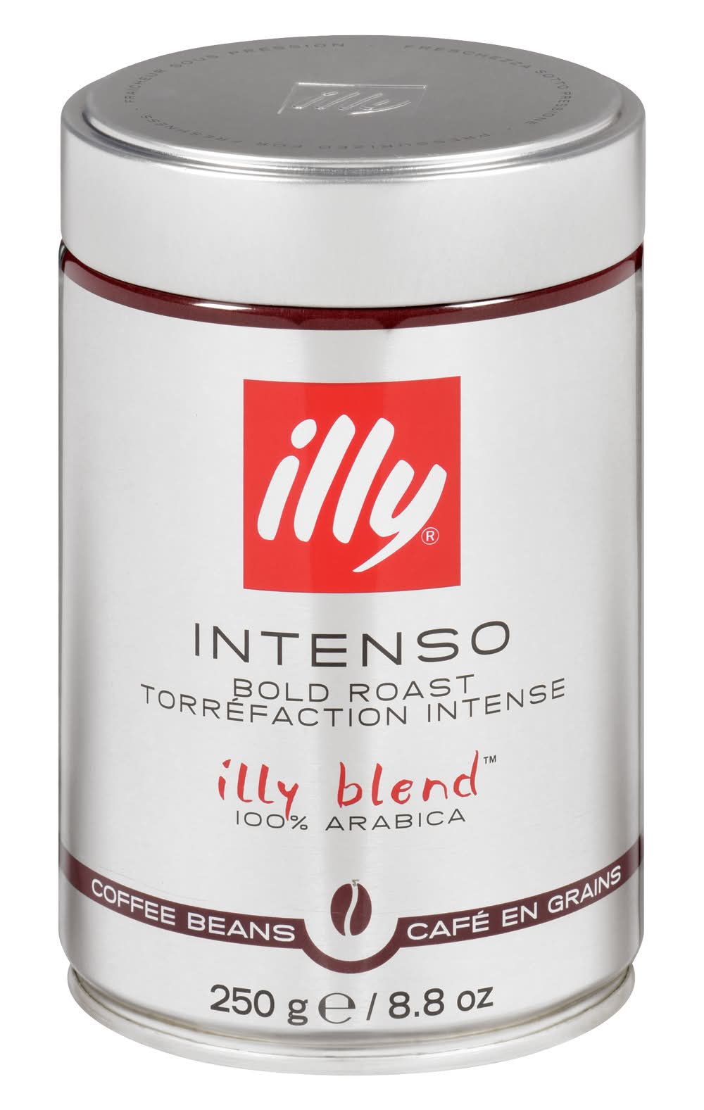 Illy Whole Bean Coffee – Intenso Bold Dark Roast, 8.8 Oz Bag, US Made