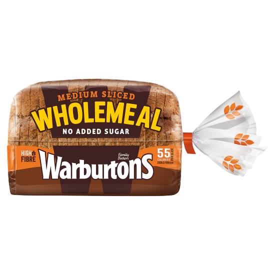 Warburtons Medium Sliced Wholemeal 400g
