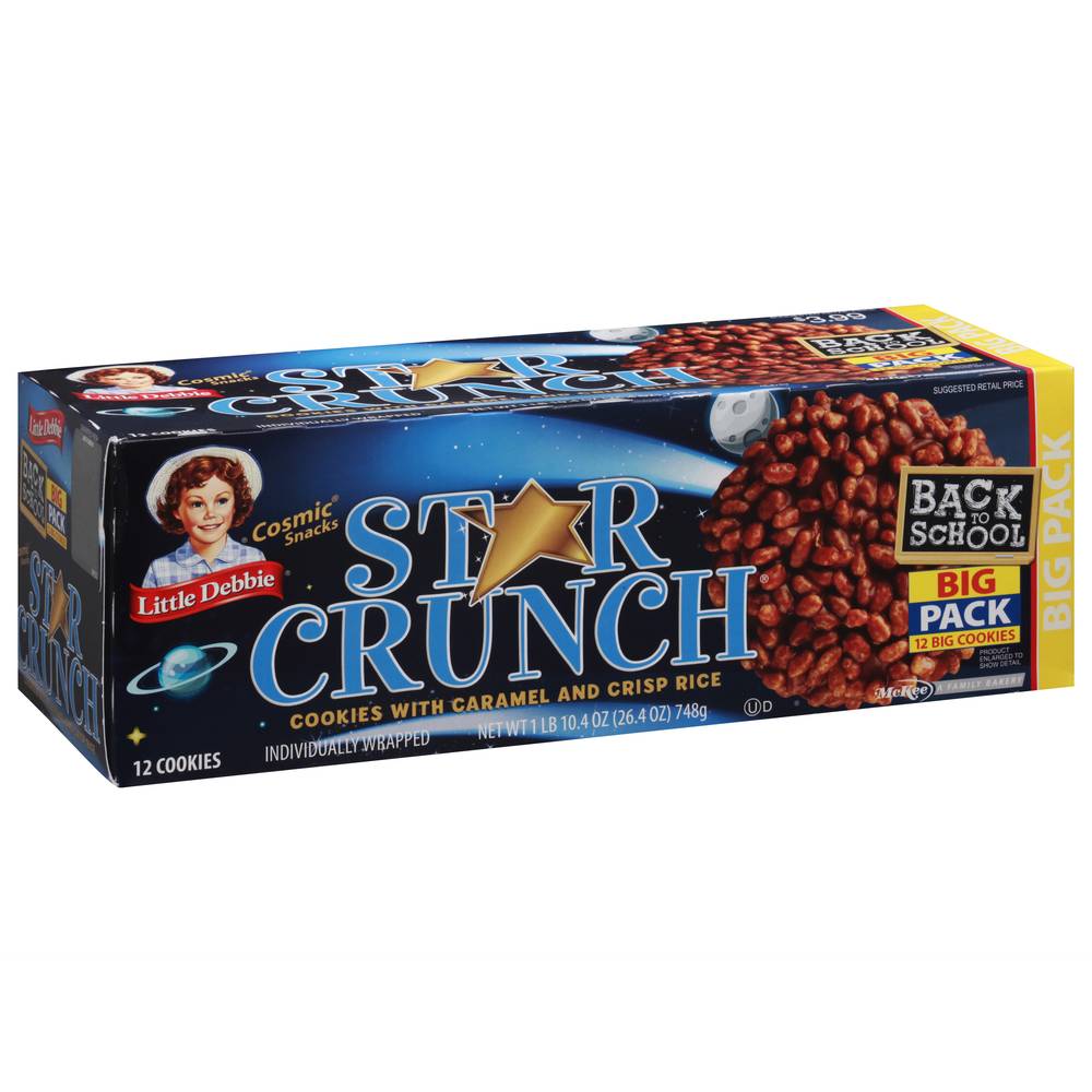 Little Debbie Star Crunch Cookies (12 ct) (1.65 lbs)