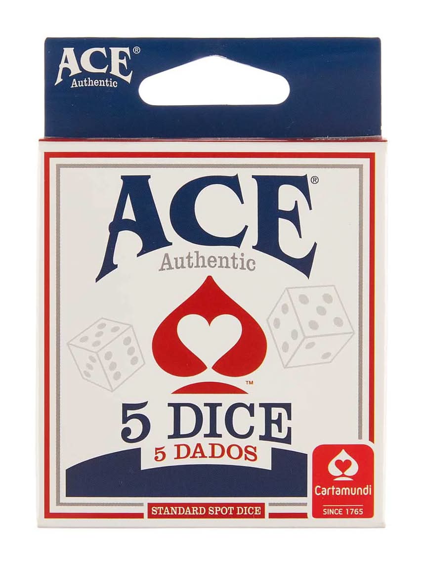 ACE Authentic Standard Spot Dice Set 5 Ct
