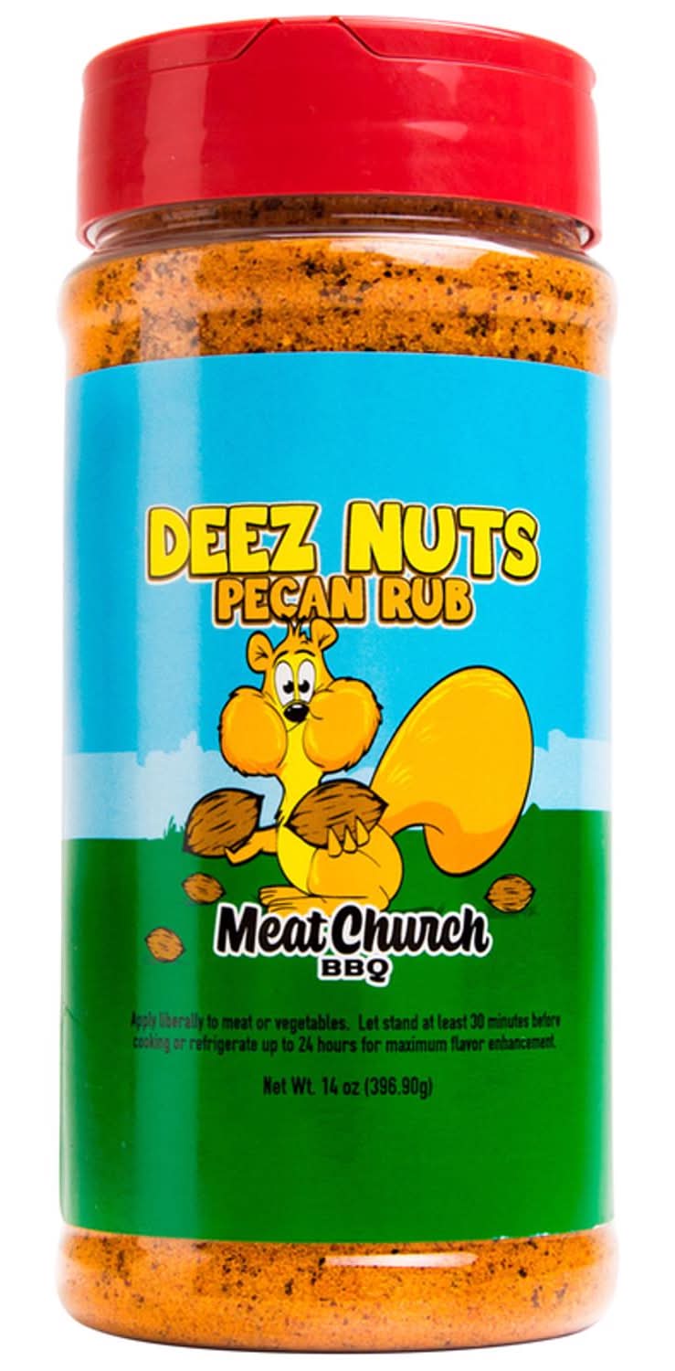 Meat Church Deez Nuts Pecan Seasoning Rub 14 Oz
