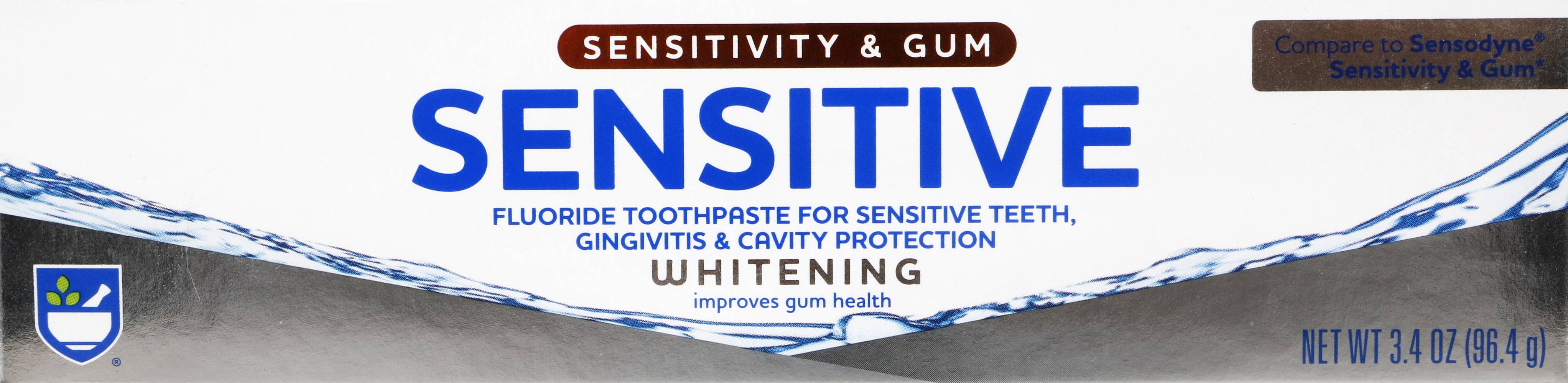 Rite Aid Sensitivity and Gum Teeth Whitening Toothpaste (3.4 oz)