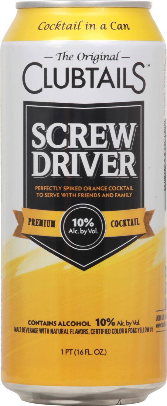 Clubtails Screw Driver Premium Cocktail (16 fl oz)
