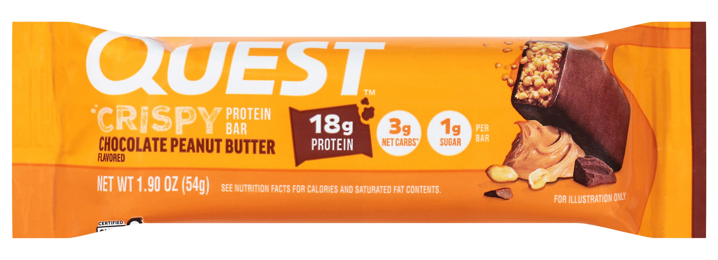 Quest Hero Protein Bar, Chocolate Peanut Butter (1.9 oz)