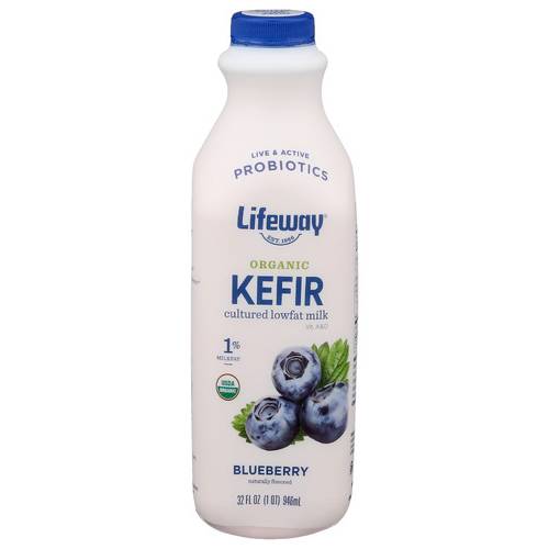 Lifeway Organic Blueberry Lowfat Kefir