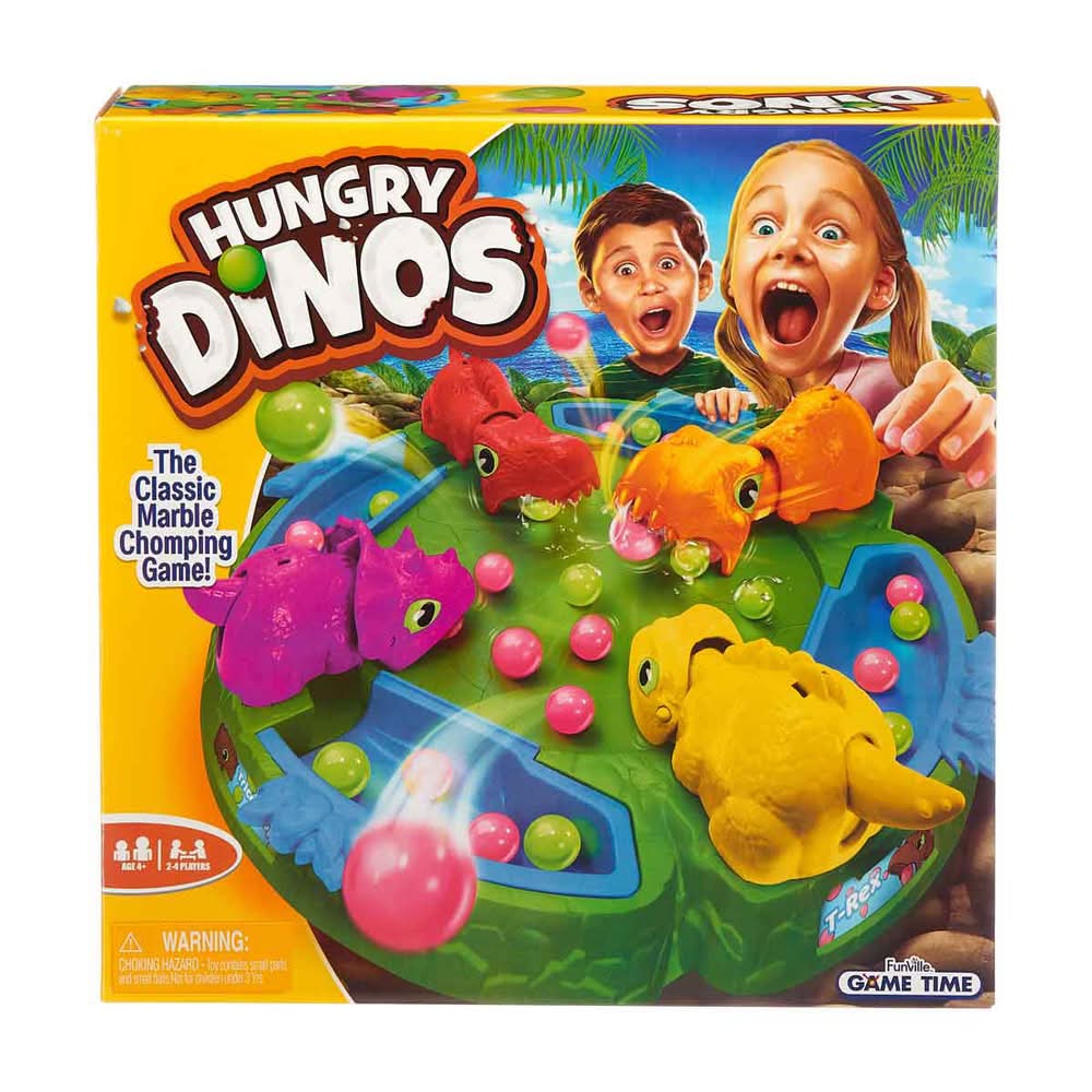 Funville Hungry Dinos Classic Marble Chomping Family Game 4+ Years