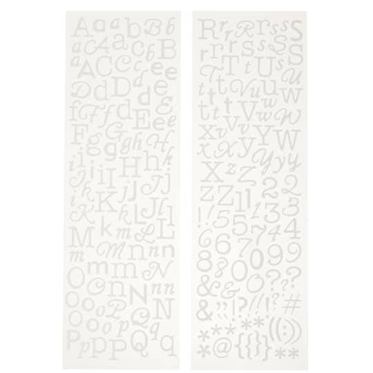 Glitter Alphabet Stickers By Recollections