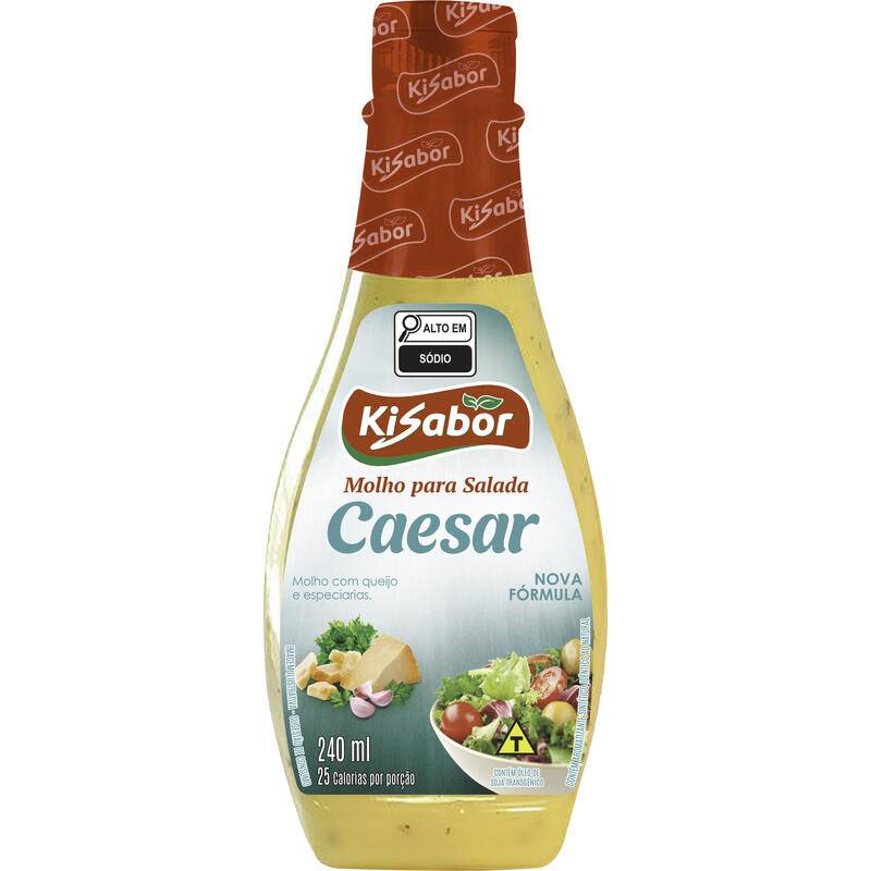 Kisabor molho para salada caesar (240ml)