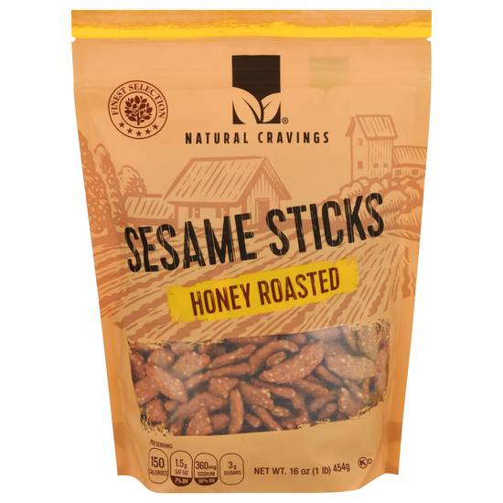 Natural Cravings Honey Roasted Sesame Sticks (16 oz)