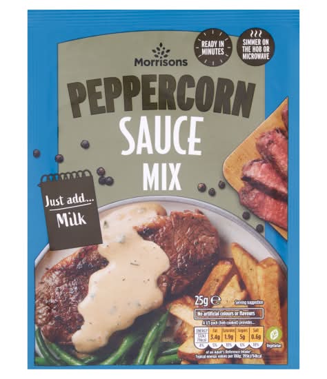 Morrisons Peppercorn Sauce Mix (25g)