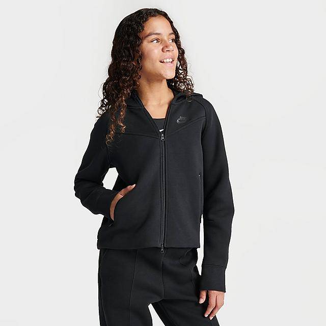 Girls' Nike Sportswear Tech Fleece Full-Zip Hoodie (X-Large)