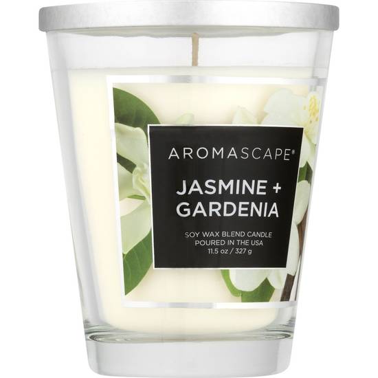 Aromascape Jasmine & Gardenia Soy Wax Candle (11.5)