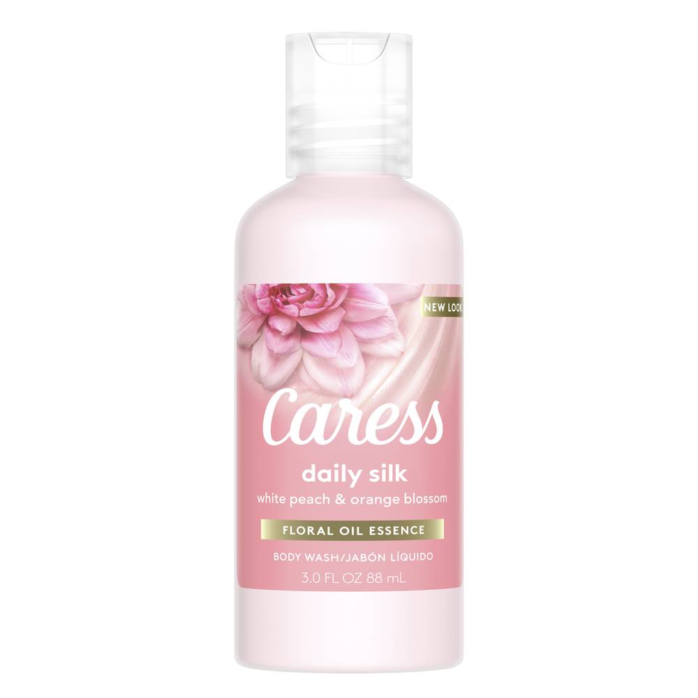 Caress Daily Silk Body Wash (white peach & orange blossom)