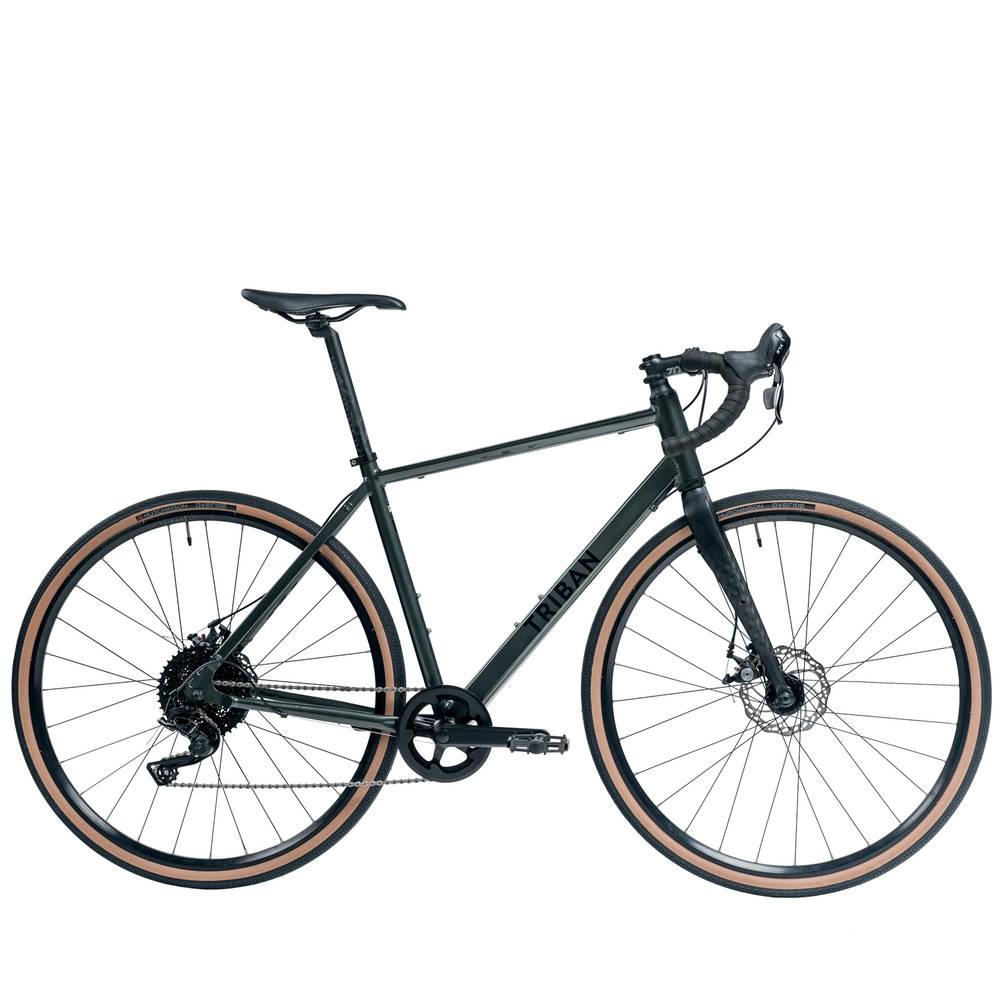 BICICLETA DE GRAVEL 120 CN FR TRIBAN (Verde, L)