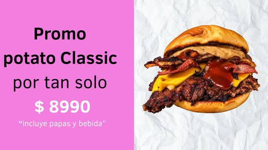 Potato Smash Burger (Santiago)