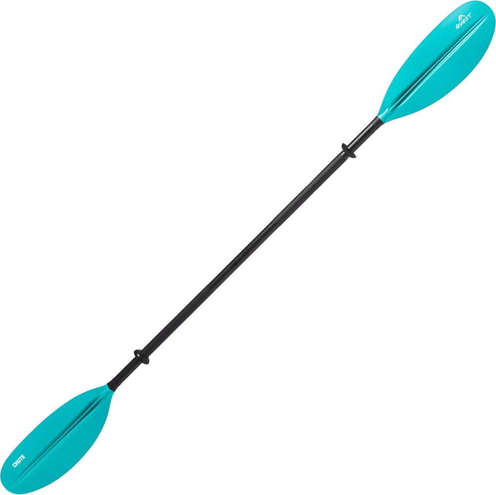 Quest Chute Aluminum Kayak Paddle (Seafoam)