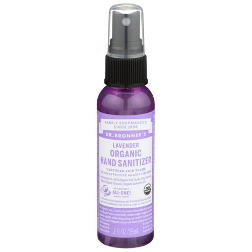 Dr. Bronner's Organic Lavender Hand Sanitizer Spray