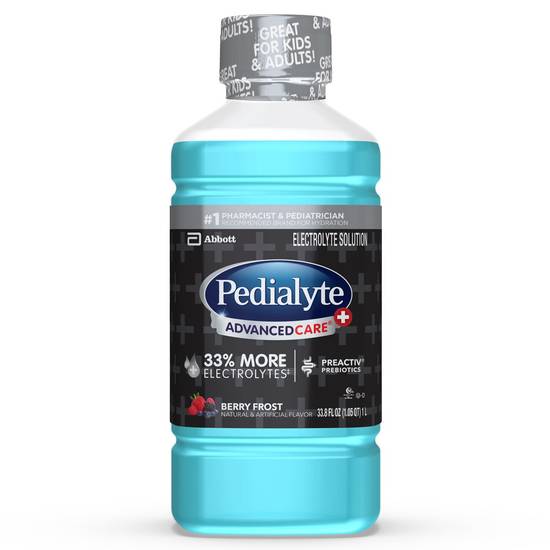 Pedialyte AdvancedCare Plus Electrolyte Solution Berry Frost Ready-to-Drink 1.1 qt, 1CT