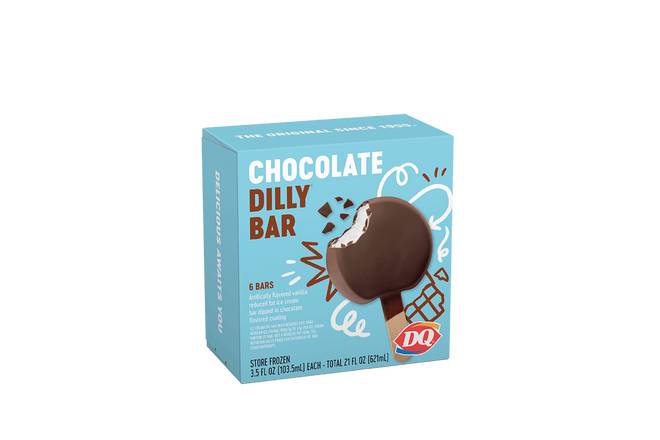 6 pack Chocolate DILLY® Bar