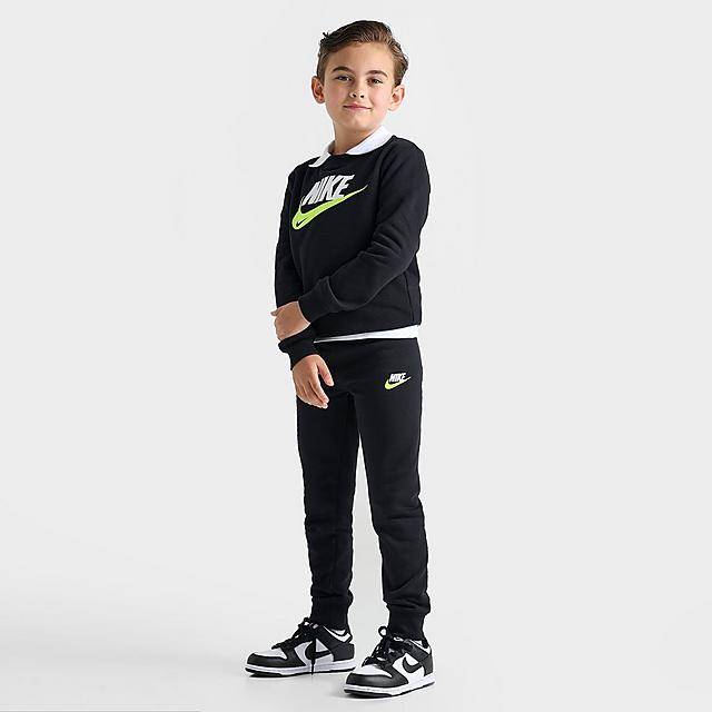 Little Kids' Nike Multi Futura Sweatshirt And Jogger Pants Set (6)