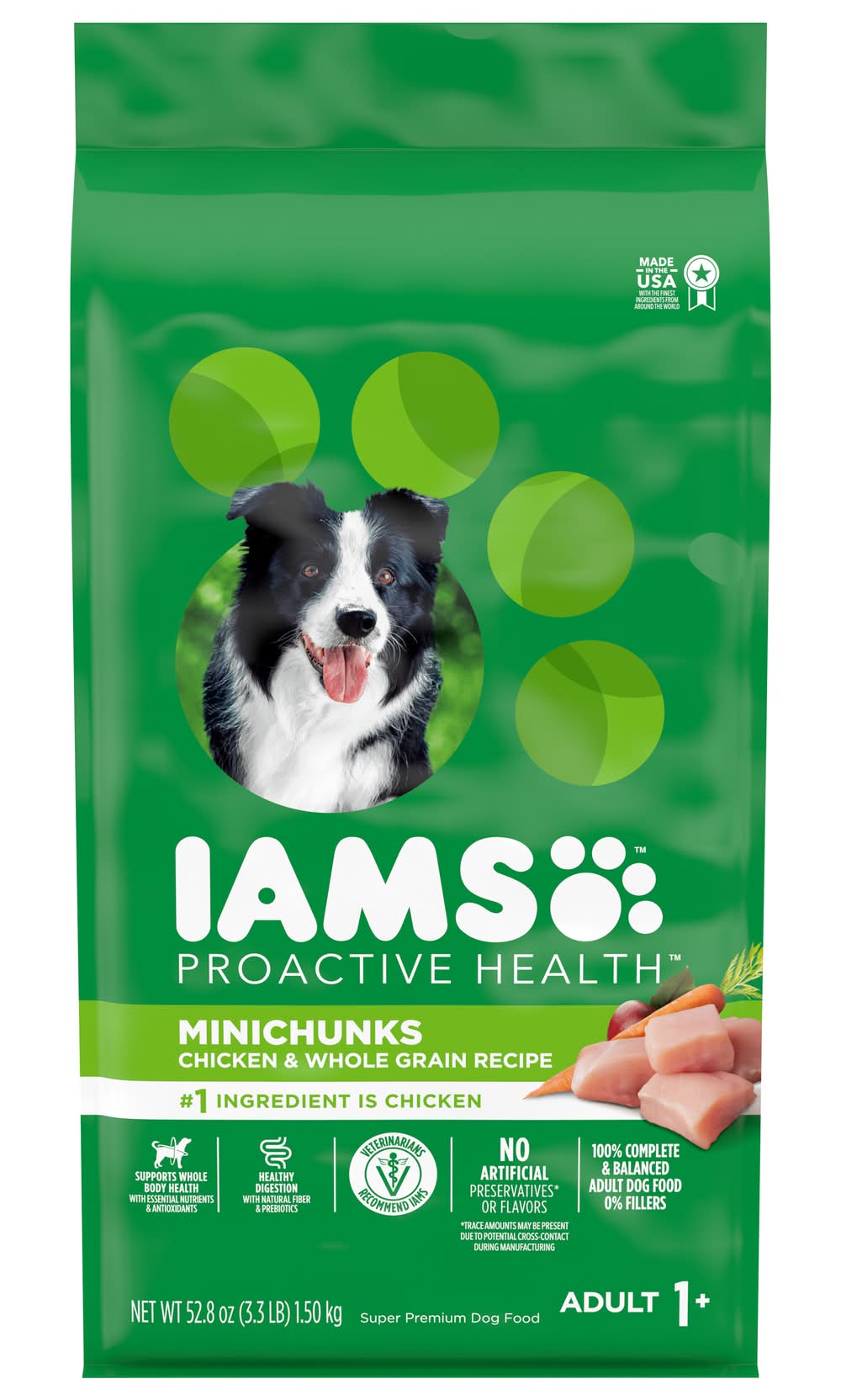 Iams Proactive Health Minichunks Dog Food, Adult (52.8 oz)