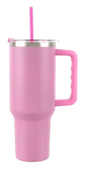 Ashland Stainless Steel Insulated Tumbler 40 oz, Light Pink