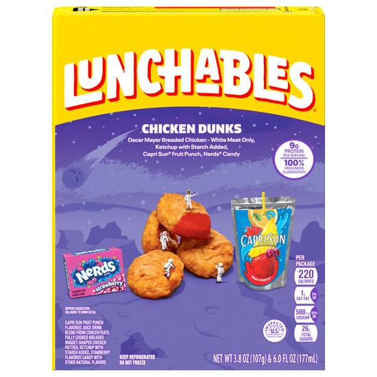 Lunchables Chicken Dunks Lunch Combinations